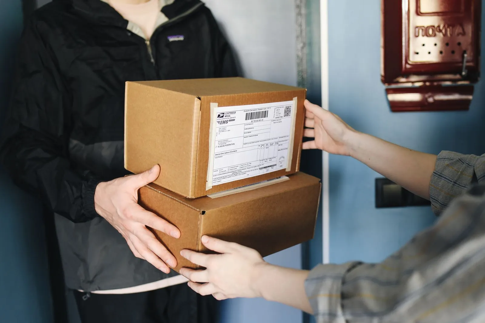 eCommerce customer-support specialist handling orders in a bright workspace